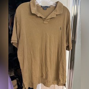 Ralph Lauren Polo Tee. Size XL. Tan